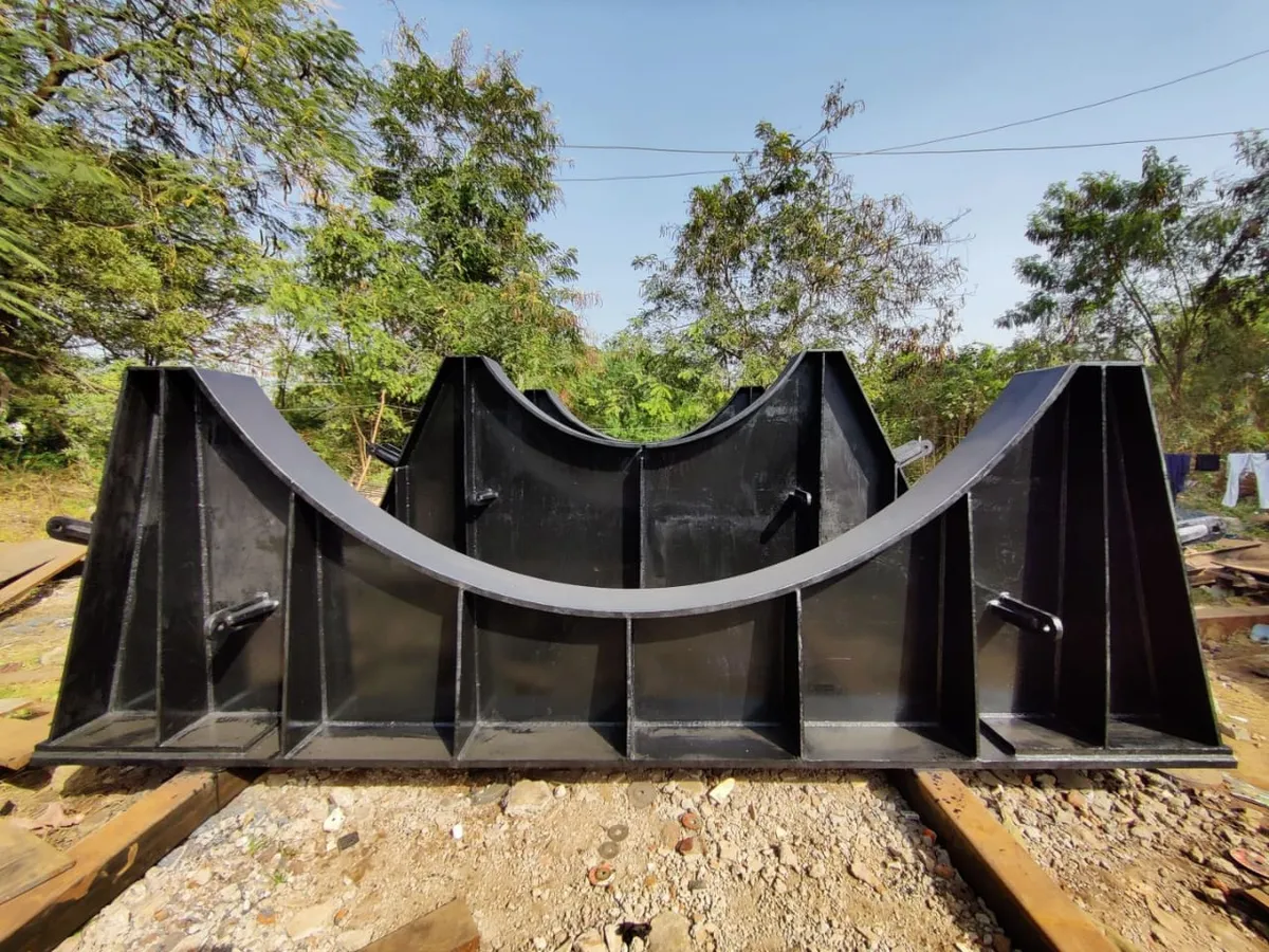 Industrial Saddle Supports, project view 4