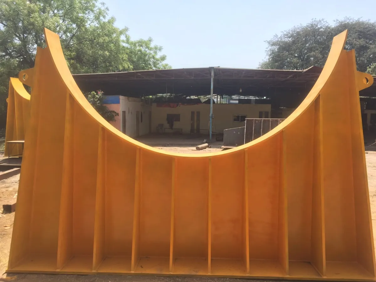 Industrial Saddle Supports, project view 3