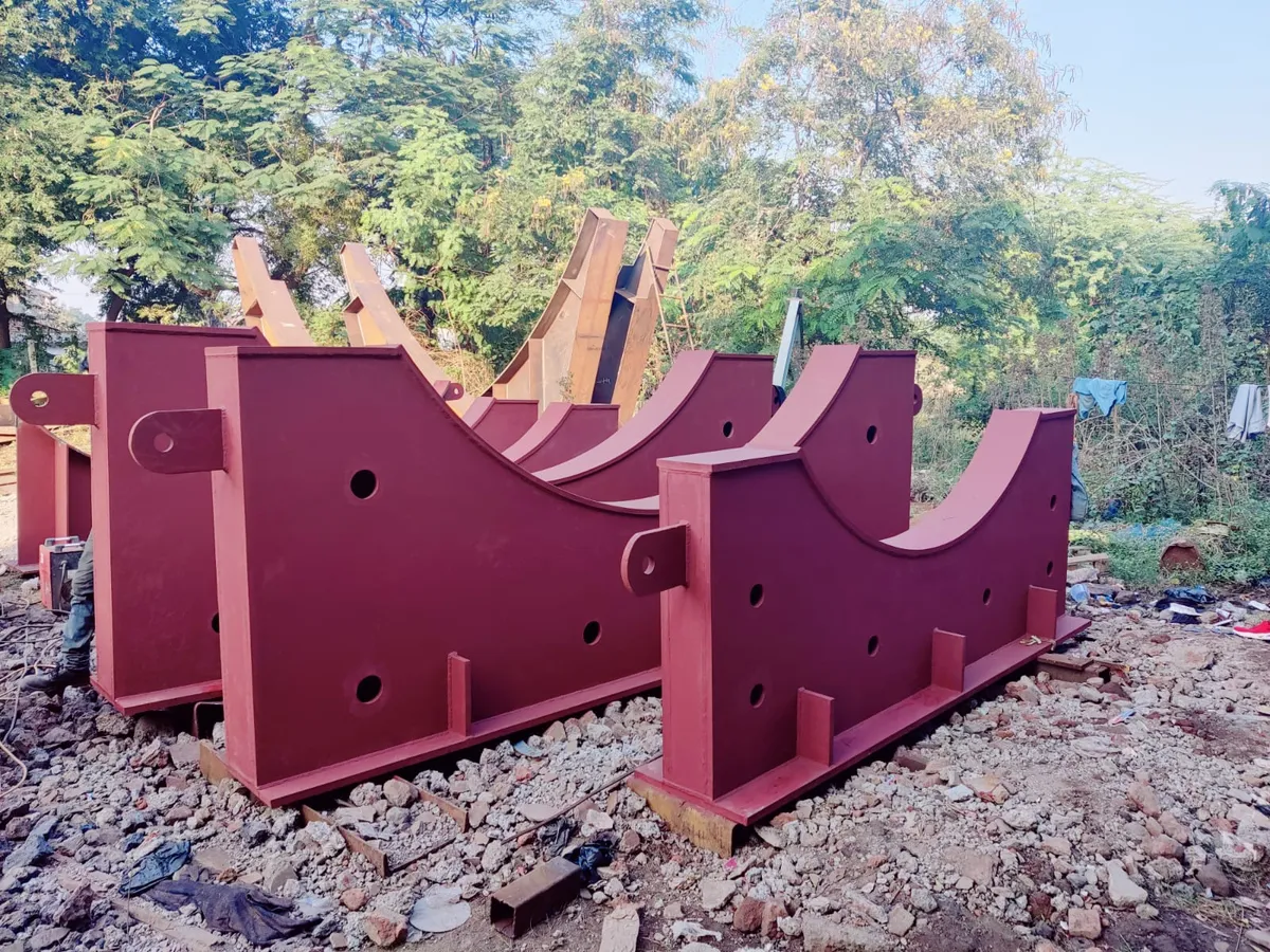 Industrial Saddle Supports, project view 2